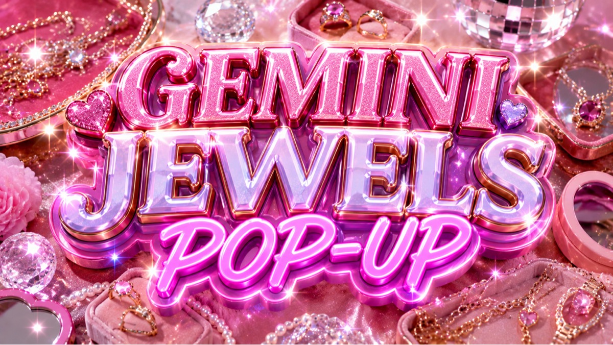 Gemini Jewels Pop-Up! (TODAY)