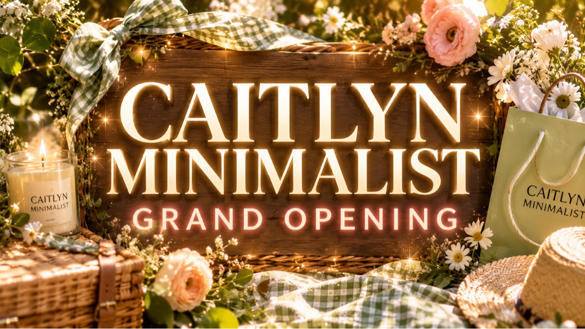 CAITLYN MINIMALIST GRAND OPENING