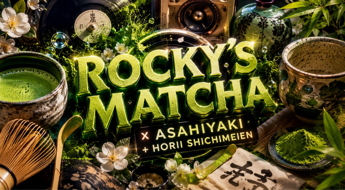Rocky’s Matcha x Asahiyaki + Horii Shichimien Tea Weekend