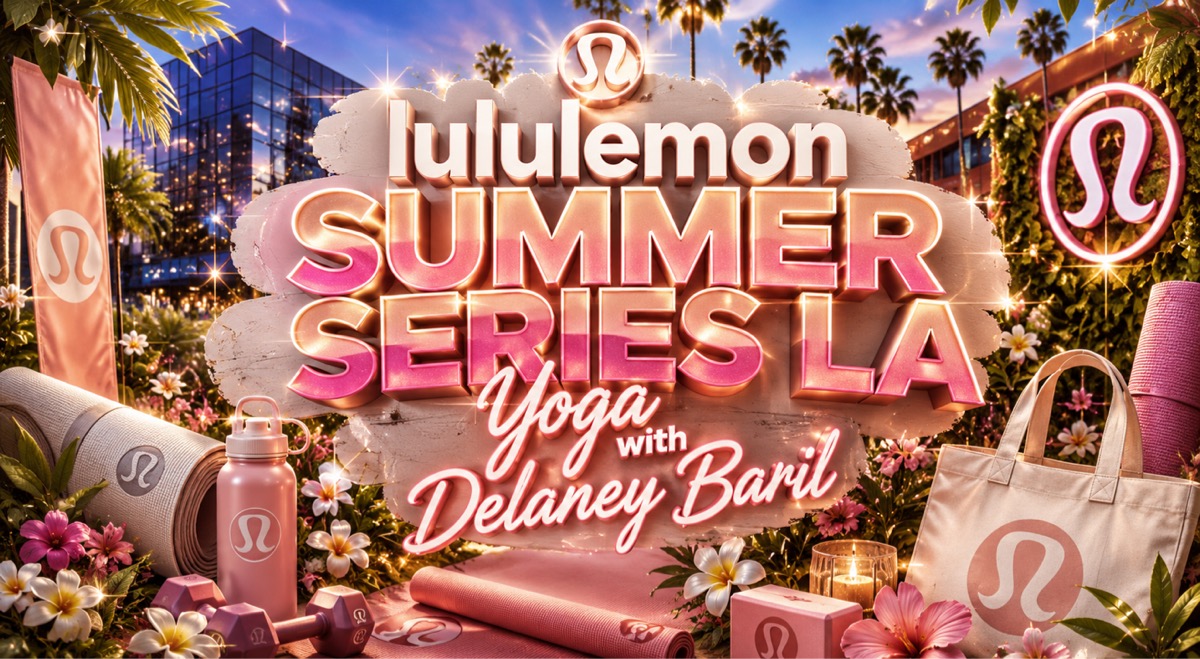 lululemon Summer Series LA | Yoga with Delaney Baril