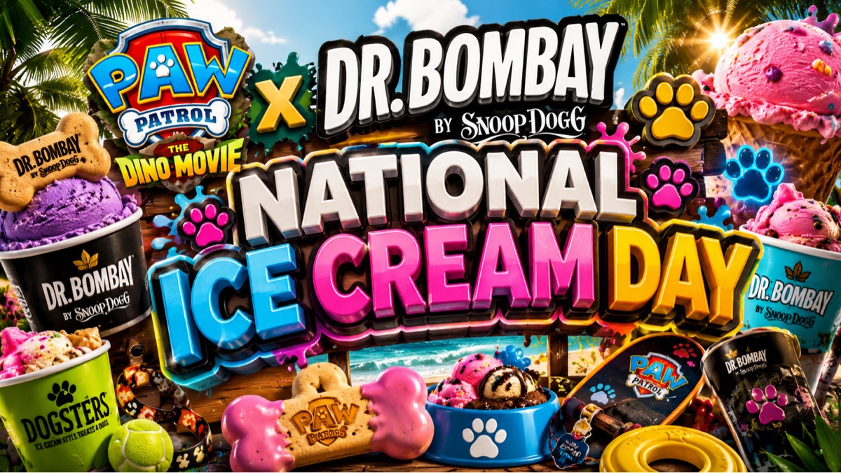 PAW Patrol x Dr. Bombay National Ice Cream Day