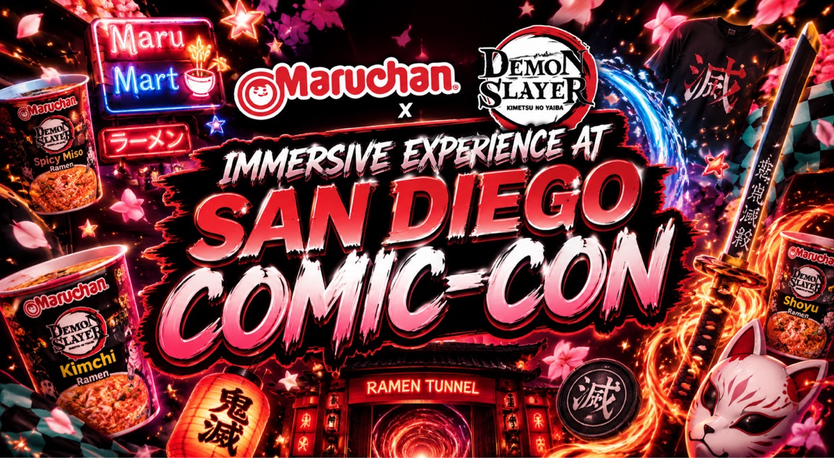 Maruchan x Demon Slayer Immersive Experience (no comic con badge required)