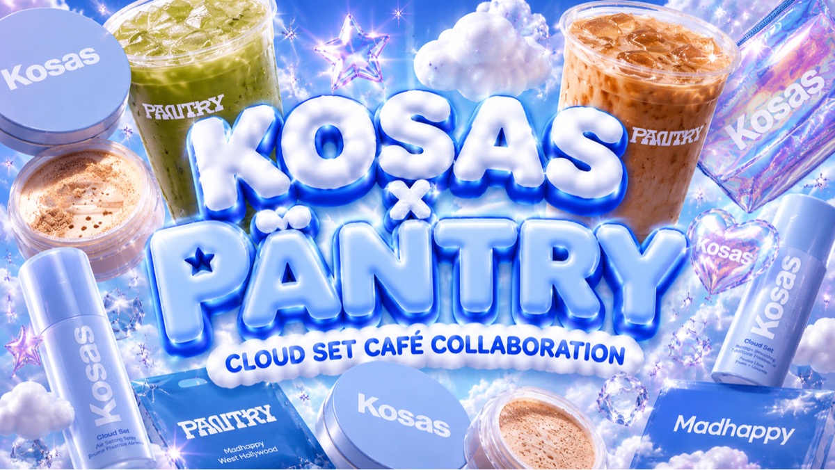 Kosas × Pantry Cloud Set Café Collaboration