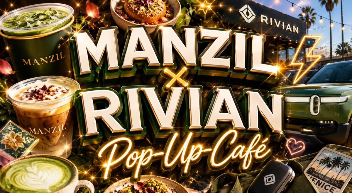 MANZIL × Rivian Pop-Up Café
