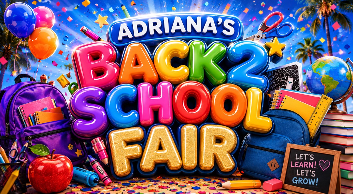 ADRIANA’S BACK 2 SCHOOL FAIR — FREE IRVINE EVENT!