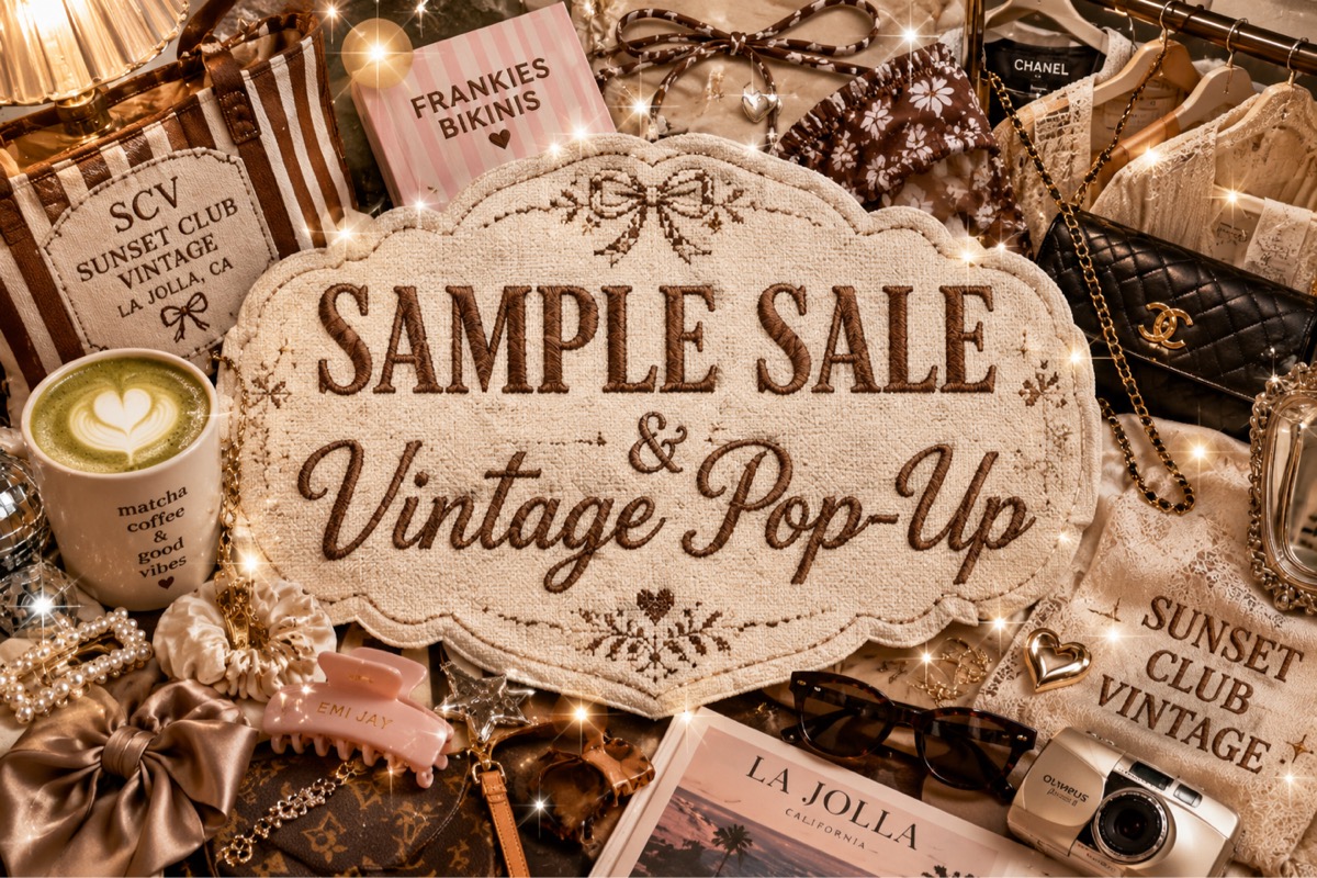 FRANKIES BIKINIS/EMI JAY SAMPLE SALE + VINTAGE POP-UP