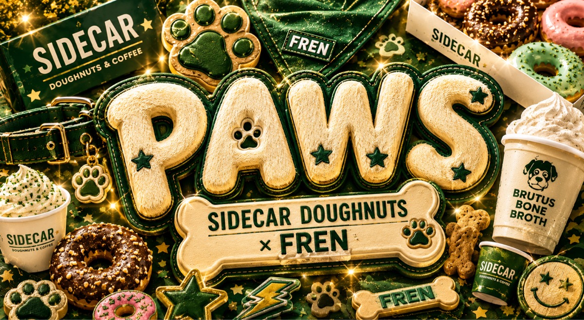 PAWS — SIDECAR DOUGHNUTS x FREN POP UP