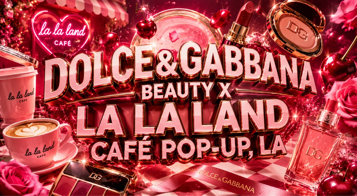 DOLCE & GABBANA BEAUTY X LA LA LAND CAFÉ POP-UP