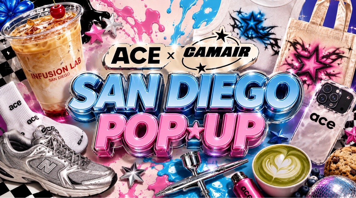 FREE ACE x CAMAIR — SAN DIEGO POP-UP ☕⭐