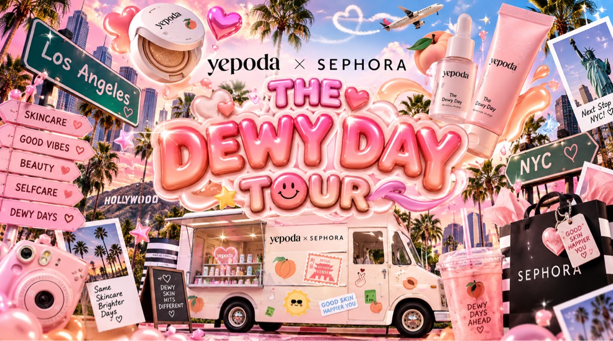 YEPODA x SEPHORA — THE DEWY DAY TOUR ✨🍑