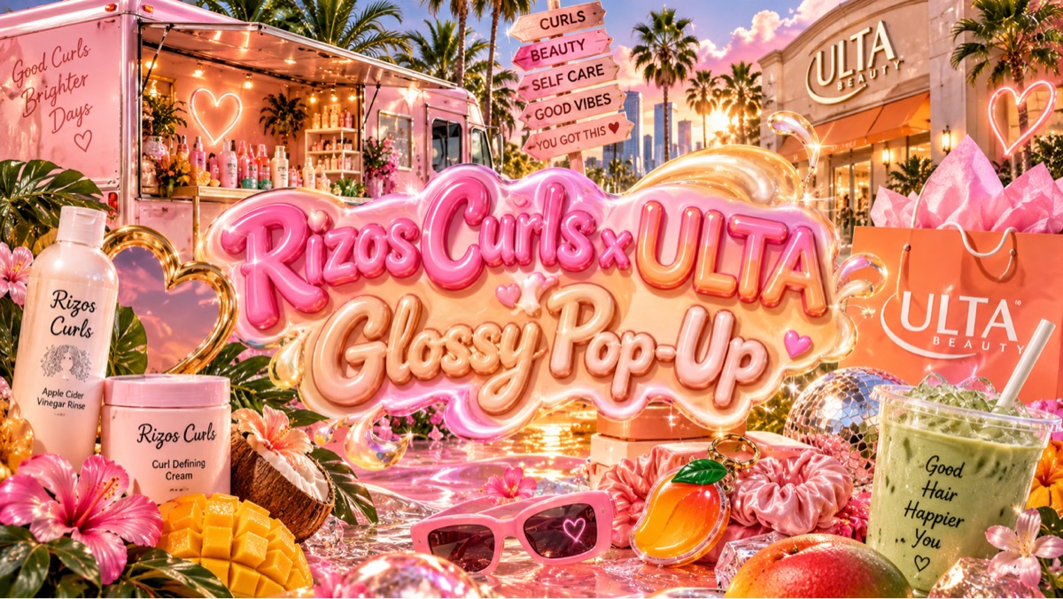 FREE RIZOS CURLS x ULTA BEAUTY — GLOSSY POP-UP 💛✨