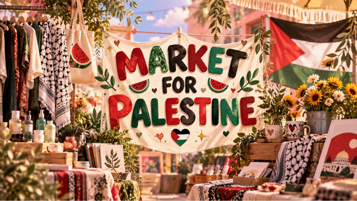 🛍️🍉 MARKET FOR PALESTINE — LOS ANGELES 🇵🇸✨