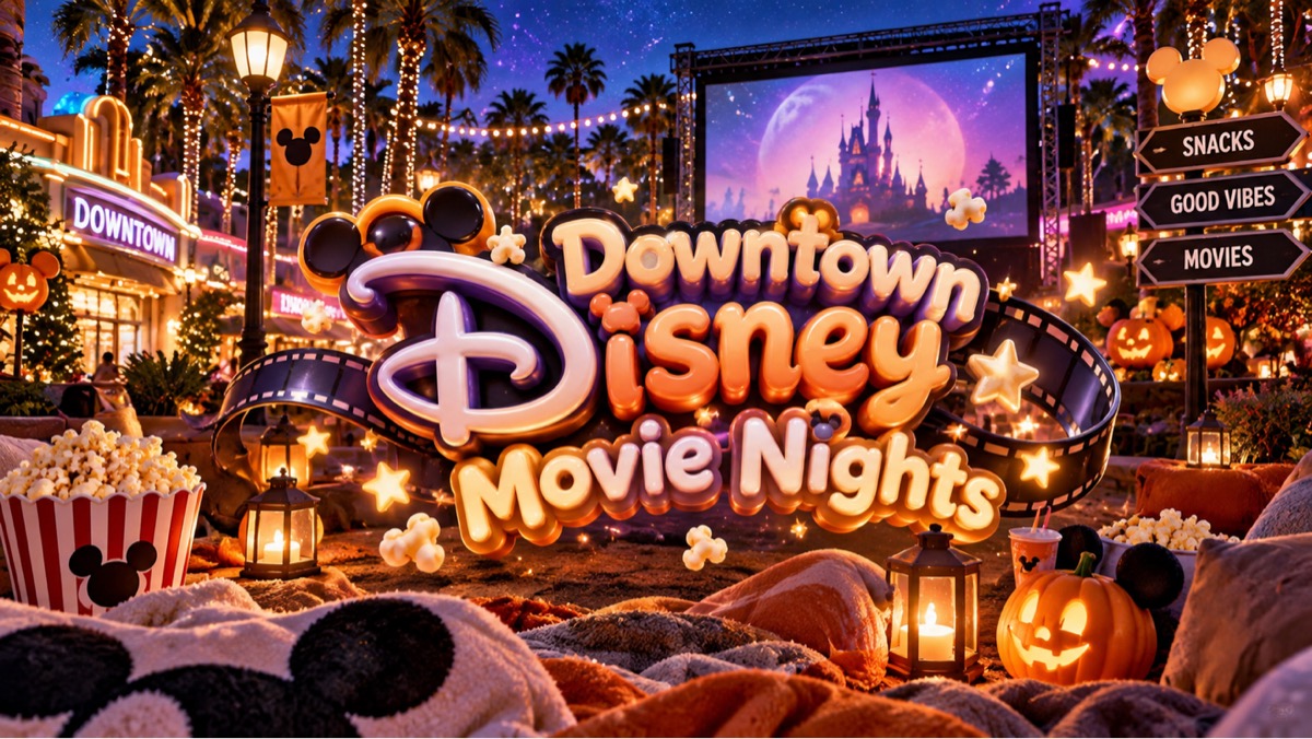 🎃🍿 FREE MOVIE NIGHTS AT DOWNTOWN DISNEY! 🍿✨